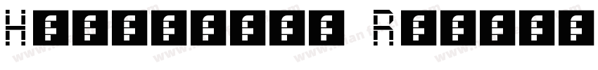 Harlfiney Regular字体转换